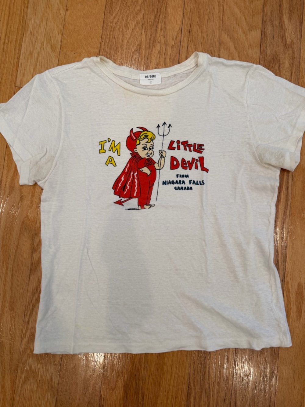 Re/Done "Little Devil" Tee